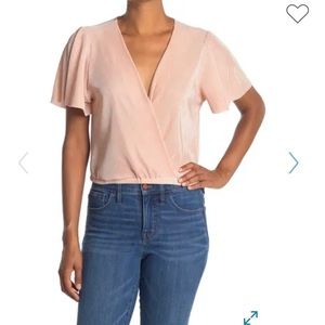 HP 🥳 Astr the Label Blush Plisse Top XS